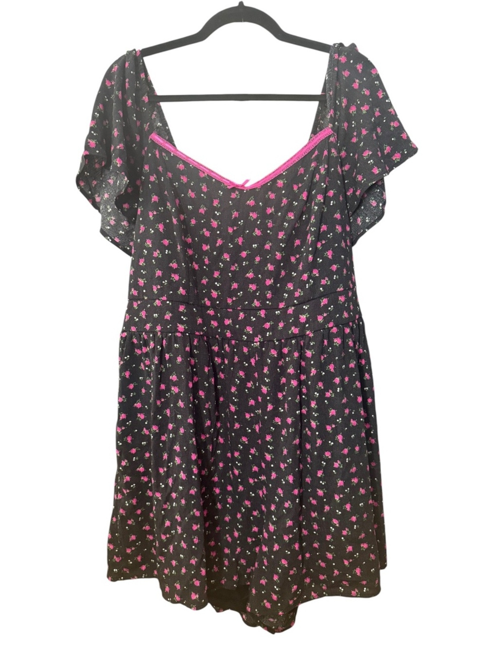 NWT Betsey Johnson Shorts Romper 2X